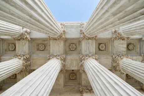 Looking up the columns at the us supreme court