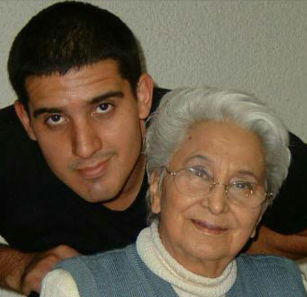 Photo of Jose Martinez with his grandmother