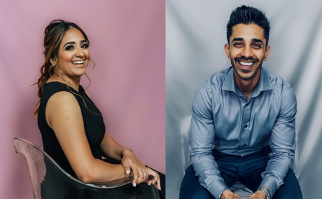 Sahar, left, and Fahad Mahmood are siblings who run a SYNERGY HomeCare company