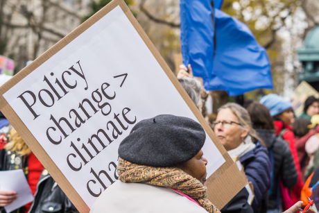 "Policy change necessary for climate change"