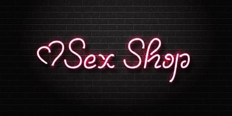 Cheery sex shop sign