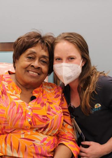 PACE staffer helps woman at home in San Diego