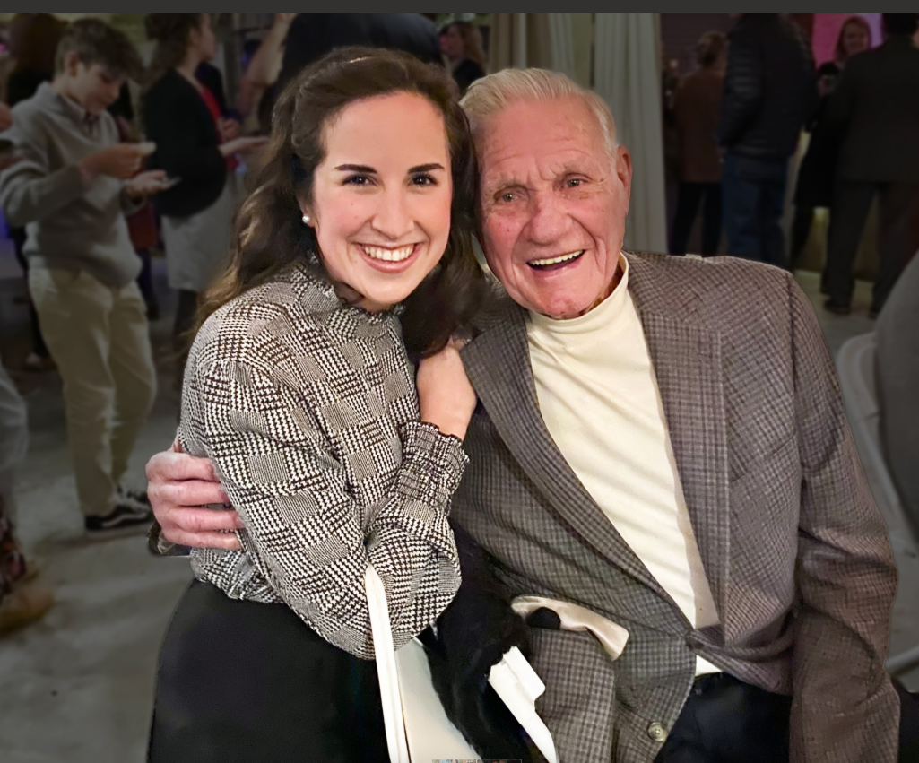 The author and her late friend, Dr. Fisher
