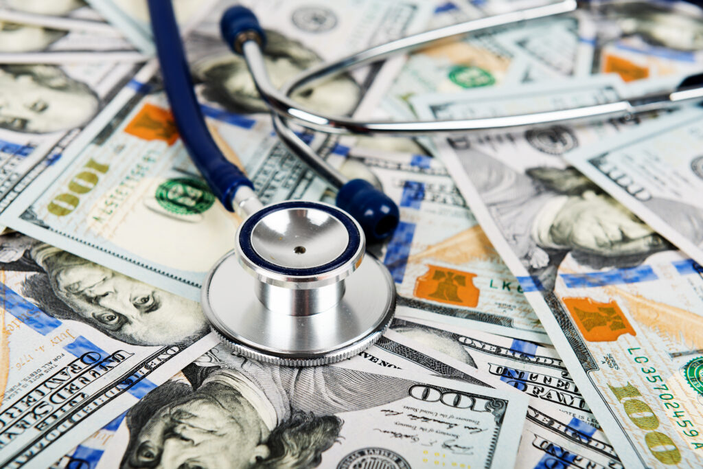 Medical debt illustration